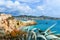 Landscape with Eivissa, Ibiza island