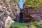 Landscape with El Charco Azul waterfall, Gran Canary