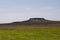 Landscape of Eldborg crater extinct volcano near Borgarnes South Iceland