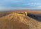 Landscape of the Enisala fortress ruins - Romania