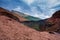 Landscape of Etna volcano, Sicily, Italy. Deserted martian-like surface