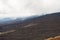 Landscape of Etna volcano, Sicily, Italy. Deserted martian-like surface