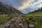 Landscape of Fairy Meadow at Beyal camp in a morning, Pakistan