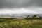 Landscape of farmhouse in Iceland