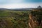 Landscape of fertile valley below Ronda, Spain