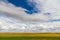 Landscape of Fields with various Crops and wide view of the Sky