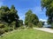 Landscape of The Flower Island Mainau on the Lake Constance or Landschaft der Blumeninsel im Bodensee - Constance, Germany