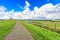 Landscape former Zuiderzee Island Schokland in the Dutch Noordoostpolder