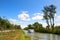 Landscape the French Canal-du-Midi