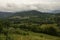 Landscape of Garfagnana at summer