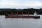 Landscape of the Gatun Lake on a cloudy day.