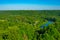 Landscape of Gauja National Park in Latvia