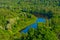 Landscape of Gauja National Park in Latvia