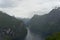 Landscape of Geirangerfjord fjord Norway