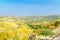 Landscape of the Golan Heights, and the Yarmouk River valley