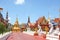 Landscape gorgeous Phiphatmongkolwanaram temple on clear sky