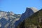 Landscape green Nature view of Yosemite Tunnel View From this vista you can see El Capitan, Half Dome and Pine tree forest valley