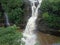 Landscape greenary  and waterfalls in rainy season