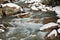 Landscape in Grigoriev gorge. Kyrgyzstan