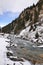 Landscape in Grigoriev gorge. Kyrgyzstan