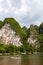 Landscape of Guilin, Li River and Karst mountains. Located near Yangshuo, Guilin, Guangxi, China