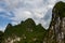 Landscape of Guilin, Li River and Karst mountains. Located near Yangshuo, Guilin, Guangxi, China