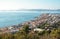 Landscape of the gulf of Pozzuoli and Pozzuoli town