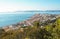 Landscape of the gulf of Pozzuoli and Pozzuoli town