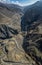 Landscape of Highways of Luozha Grand Canyon, Shannan City, Tibet, China with rocky lands