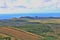 Landscape of hill, Graciosa island.