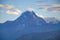 Landscape Himalayas in Nepal beautiful mountains amid blue sky