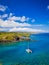 Landscape of Honolua Bay Maui Hawaii Snorkeling coral reefs in marine preserve