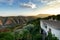 Landscape with house in Alpujarra.