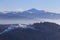 Landscape with Hoverla mountain