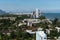 Landscape of Huahin ocean view coastline