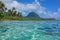 Landscape Huahine island Pacific French Polynesia