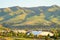 landscape Idaho state University campus and city of Pocatello