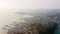 Landscape of island with harbour and coral at Sattahip