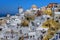 landscape of island Santorini, Aegean sea, Greece