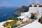 landscape of island Santorini, Aegean sea, Greece