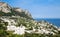 Landscape of the island, view from above. Capri island