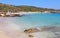 Landscape of Italida beach at Ano Koufonisi island Greece