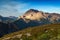 Landscape Italy, Dolomites - sunrise in the mountains