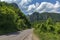 Landscape of Jerma River Gorge in Vlaska Mountain, Dimitrovgrad region, Serbia