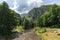 Landscape of Jerma River Gorge in Vlaska Mountain, Dimitrovgrad region, Serbia