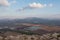 Landscape from the Jumping Mountain in Nazareth. Panoramic view