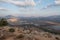 Landscape from the Jumping Mountain in Nazareth. Panoramic view