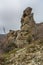 Landscape of Karadag Reserve in spring. View of different rocks. Crimea