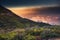 Landscape of Kawah Ijen volcano in Indonesia