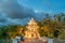 Landscape at Khao Rang Viewpoint of Phuket city in sunset, Phuket province, Thailand